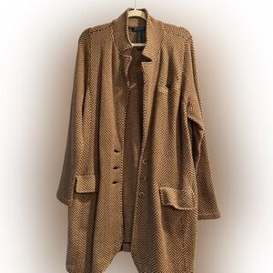 Ralph Lauren Brown Herringbone Jacket